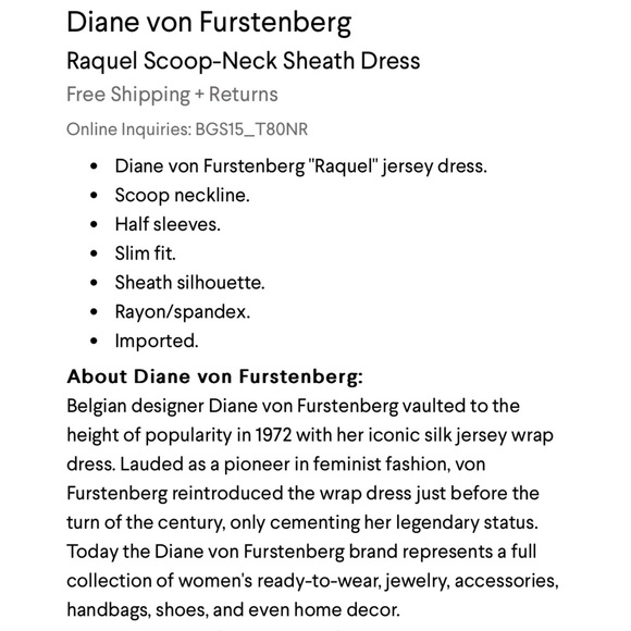 Bundle of (2) Diane Von Furstenberg Raquel Scoop Neck Dresses sz M. DVF $350 - Picture 12 of 12